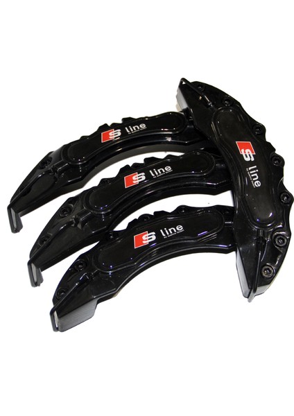 Siyah S-Line 4'lü Kaliper Seti Yapıştırma Logolu modelleri