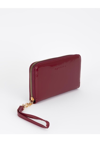 Lenz Portföy Cüzdan Bordo Rugan