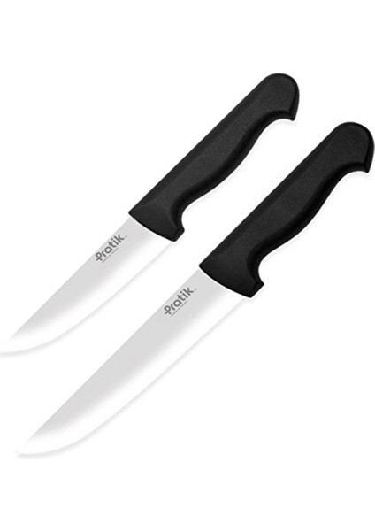 4 Adet Pratik Kasap Bıçağı 2 Li Set 12 18 cm