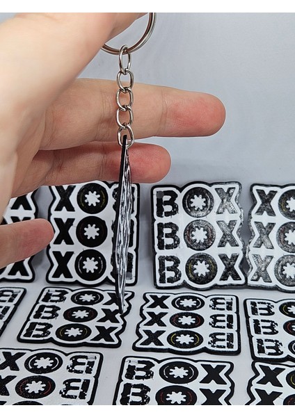 Aysbistudio Box Box Box Anahtarlık - 1 Adet - Hafif Ince Formula 1 F1 Temalı Anahtarlık -Box Box Formula 1 Hayranları Için fiyatları