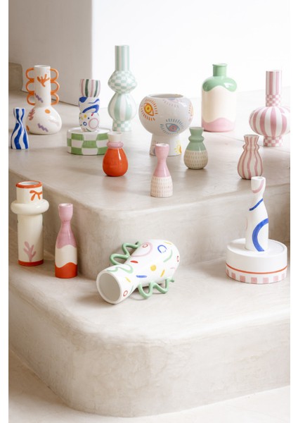 – Isla Sol Y Sombra El Boyaması Vazo fiyatları