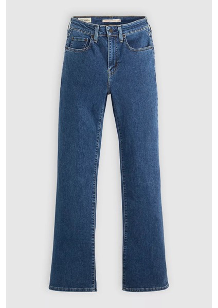 725 Pamuklu Slim Fit Yüksek Bel Jeans Bayan Kot Pantolon 18759 modelleri