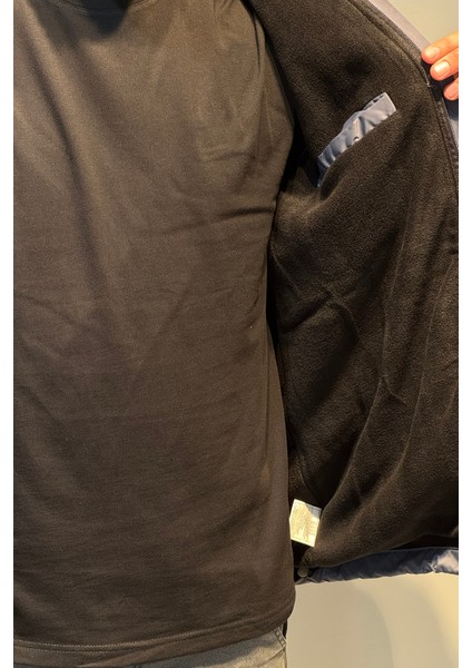 Erkek Kapüşonlu Cep Detaylı Içi Polar Kışlık Mont 2571 Füme fırsatları