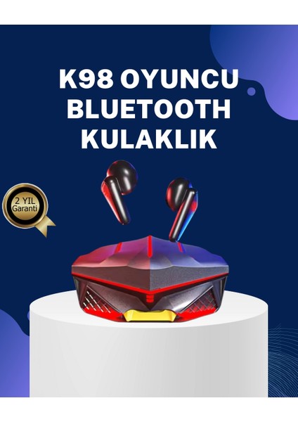 Kablosuz Gaming Kulaklık Gürültü Önleyici Mikrofonlu