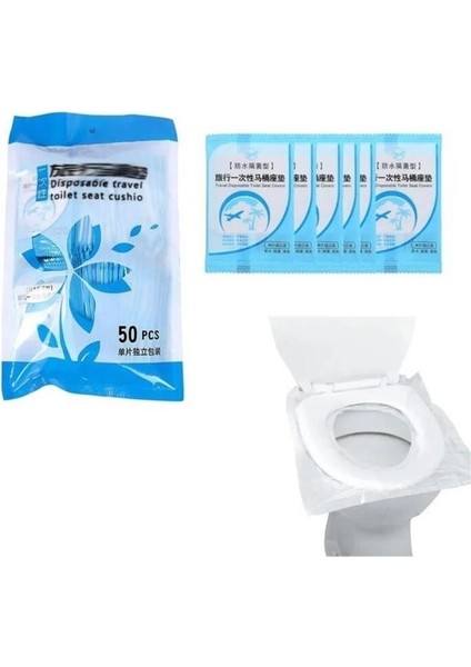 50 Adet Kullan At Klozet Kapağı Poşeti