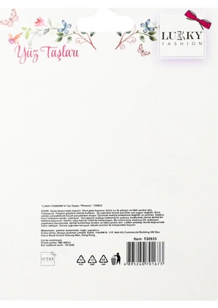 Lukky Phononix Göz ve Kaş Yüz Taşı fiyatları