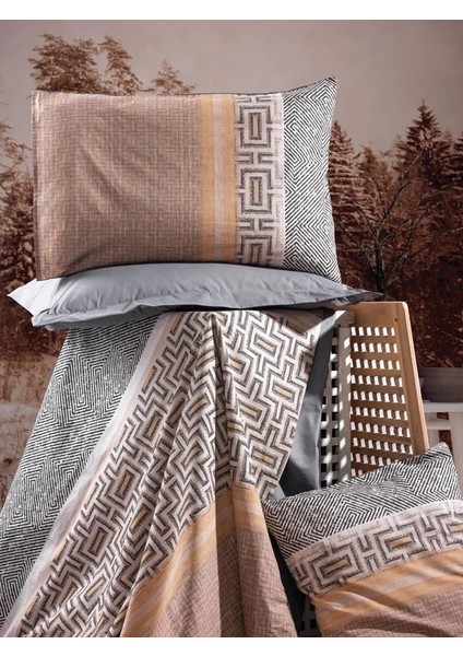 Cotton Box Toprak Vertu Antrasit Çift Kişilik Nevresim Takımı fiyatları