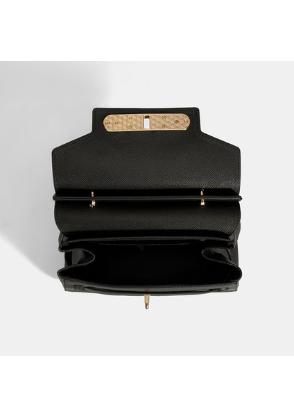 Kadın Siyah Omuz Askılı El Çantası