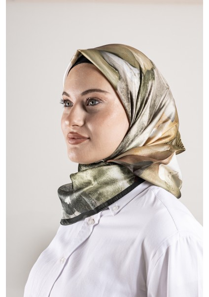 Dijital Kristal Desenli Eşarp 95x95 – Pastel Desen-4 fırsatları