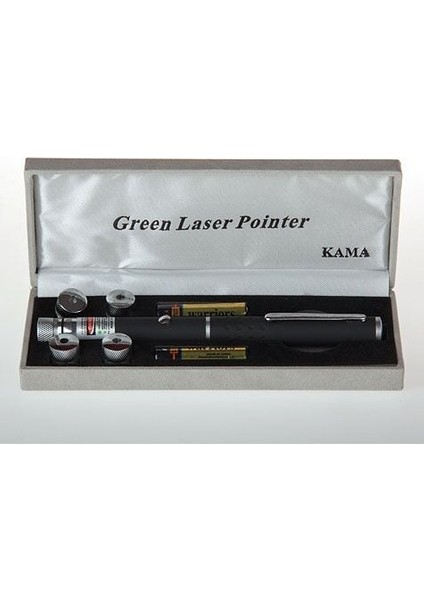 Yeşil Lazer Pointer 50 Mw 15 Km Etkili (5 Başlıklı) fırsatları