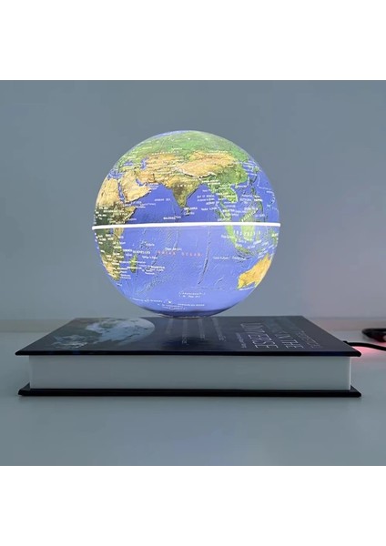 Kitap Şeklinde Manyetik Dönen Işıklı Dünya Küre modelleri