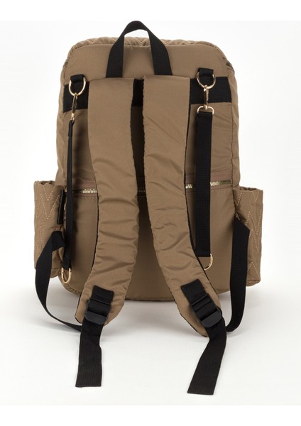 Nakışlı Bondit Hafif Kumaş Anne Bebek Bakım Çantası Termoslu Biberon Cepleri modelleri