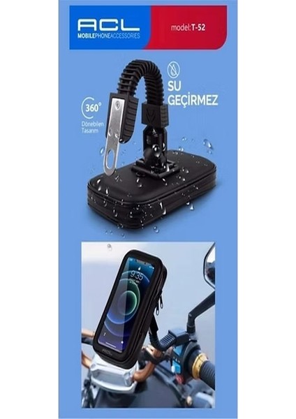 Motorsiklet Için Telefon Tutacak T-52 3709 Erpilsan Elektronik modelleri