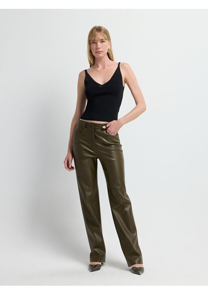 V Yaka Triko Bluz Siyah 11545821000 modelleri