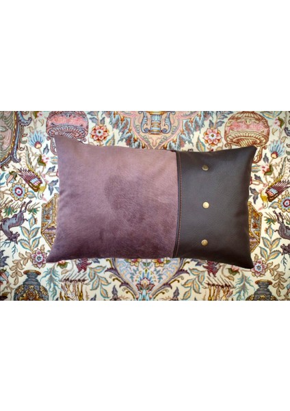 Coco Brown Deri ve Kadife Kırlent fiyatları