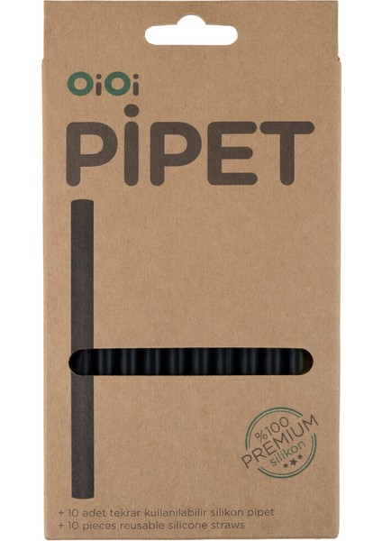 Silikon Pipet 10LU Bitter Black