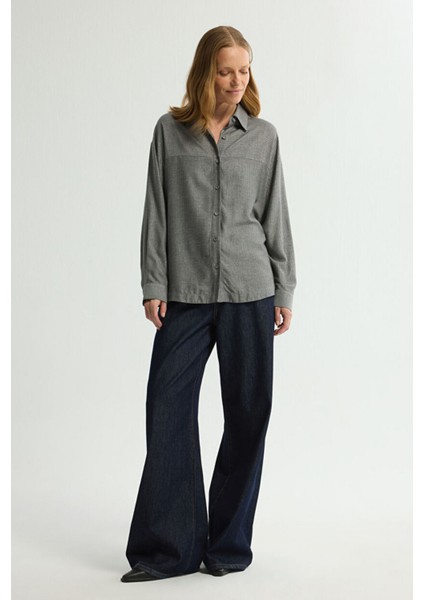 Cep Detaylı Çizgili Gömlek C.gri 130L9672000 modelleri