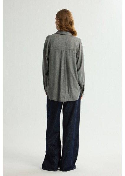 Cep Detaylı Çizgili Gömlek C.gri 130L9672000 indirimleri