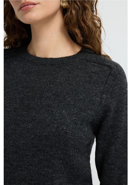 Bisiklet Yaka Triko Kazak Antrasit 13945645000 fiyatları