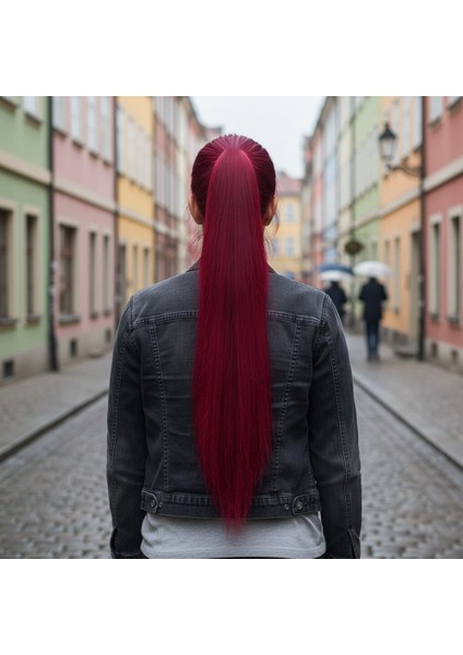 Tokalı Düz At Kuyruğu / Kızıl