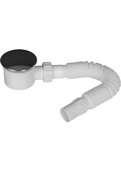 bulurum flat duş tekne sifonu 90 mm körüklü