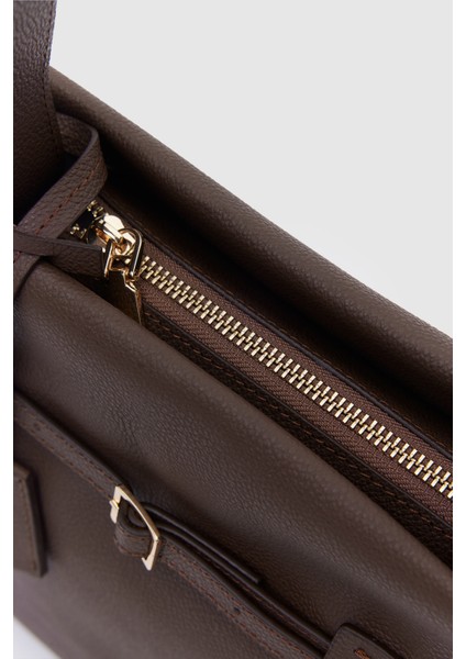 Suvea Kahve Hakiki Deri Omuz Çantası indirimleri