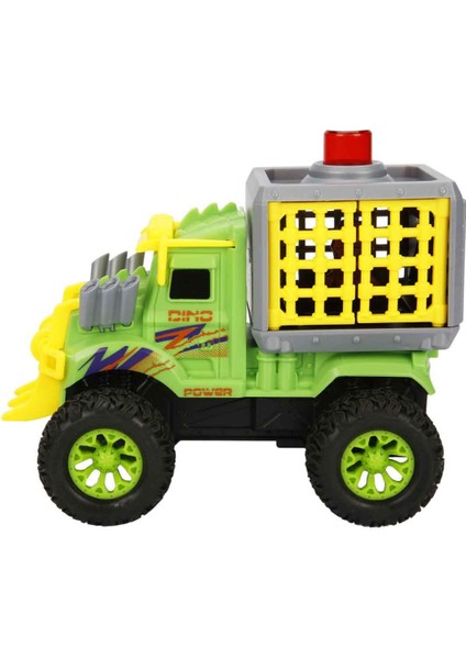 Sesli ve Işıklı Canavar Dinozor Taşıma Kamyonu - Yeşil fiyatları