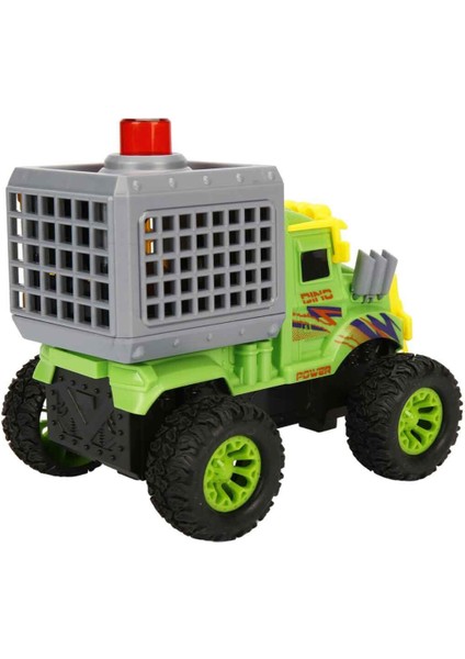 Sesli ve Işıklı Canavar Dinozor Taşıma Kamyonu - Yeşil modelleri