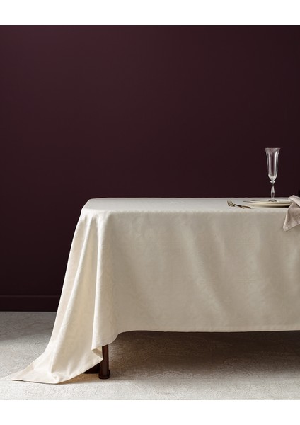 Pradines Masa Örtüsü - Bej - 160X230 cm
