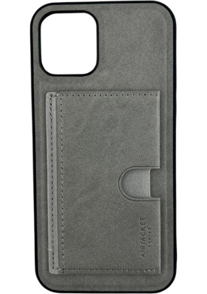 Kartlıklı Tutacaklı Iphone Hakiki Deri Koruyucu Kılıf Iphone 12/12 Pro modelleri