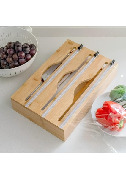 3 Bölmeli Folyo Kesme Standı