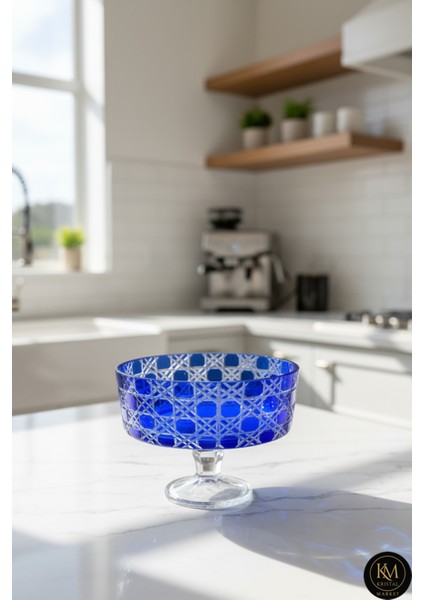 Kesme Kristal Dekor Petek 25 cm