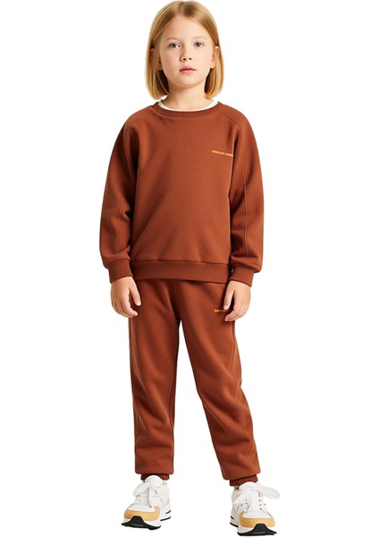 Çocuklar Için Konforlu Pamuklu Regular Kesim Sweatshirt ve Eşofman Altı Takımı Kaliteli Şık fiyatları