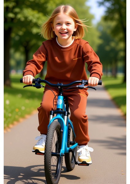 Çocuklar Için Konforlu Pamuklu Regular Kesim Sweatshirt ve Eşofman Altı Takımı Kaliteli Şık fırsatları