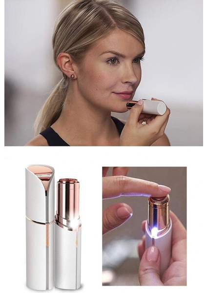 Şarjlı Yüz Tüy Temizleyici Epilasyon Aleti Bıyık Tüy Alıcı Acısız Tüy Alıcı