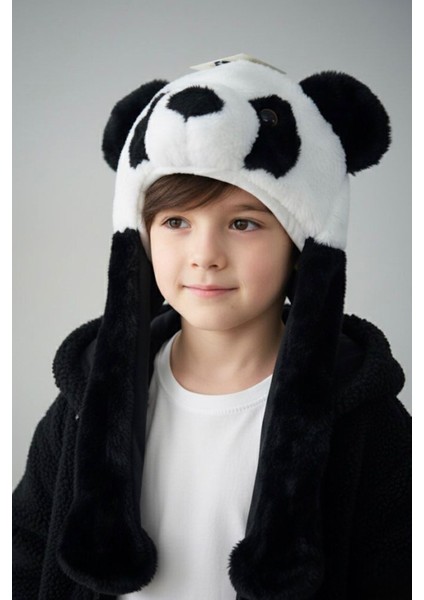 Panda Kulaklı Hareketli Kulaklı Eğlenceli çocuk kulaklık - Siyah fiyatları