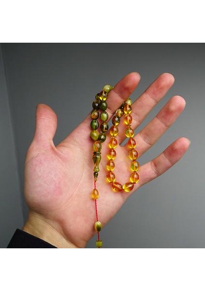 Renk Süzmesi Ateş Kehribarı Tesbih fırsatları