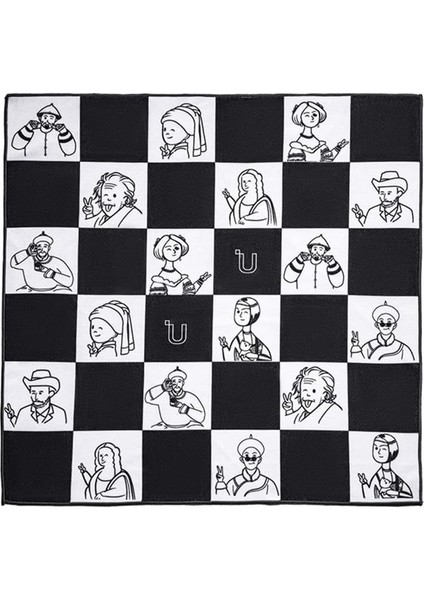 C066 Siyah & Beyaz Koruyucu Kumaş 50CM