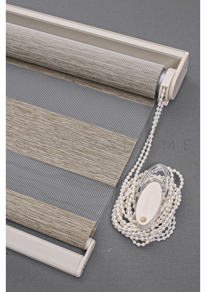 Zebra Stor Perde 05 Koyu Bej Mutfak Çocuk Odası Ofis Balkon Salon Perdesi Güneşlik Perde Plaseco fiyatları