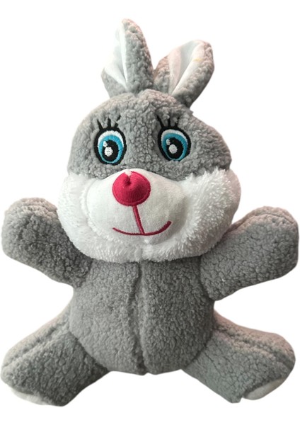 Sevimli Peluş Tavşan Gri