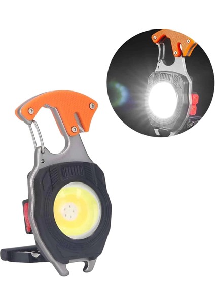Çok Işlevli Acil Durum Işığı USB Şarjlı Cep Feneri 7 Farklı Mod fırsatları