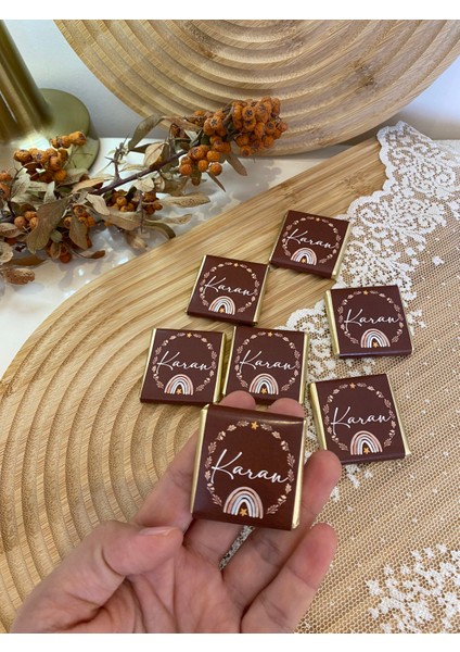 Kişiye Özel Bebek-Nikah-Söz-Özel Günler Çikolatası-40 Adet-Kutusuz