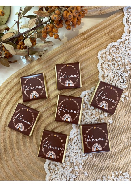 Kişiye Özel Bebek-Nikah-Söz-Özel Günler Çikolatası-40 Adet-Kutusuz modelleri