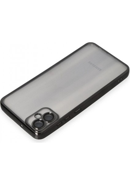 Samsung Galaxy A05 Kılıf Razer Lensli Silikon - Siyah (K95) modelleri