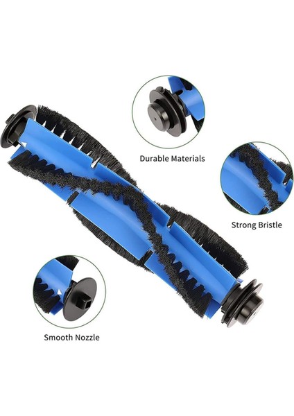 Anker Uyumlu Eufy Robovac 11S 30C 15C 25C 35C Robot Süpürge 7’li Fırça Yedek Parça Seti modelleri