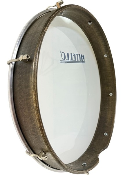 Mitello Bendir 46 cm Ceviz Ağacı Kılıflı Dıştan Akortlu Beyaz Film Profesyonel fiyatları