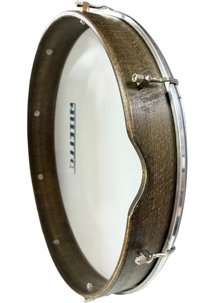 Mitello Bendir 46 cm Ceviz Ağacı Kılıflı Dıştan Akortlu Beyaz Film Profesyonel modelleri