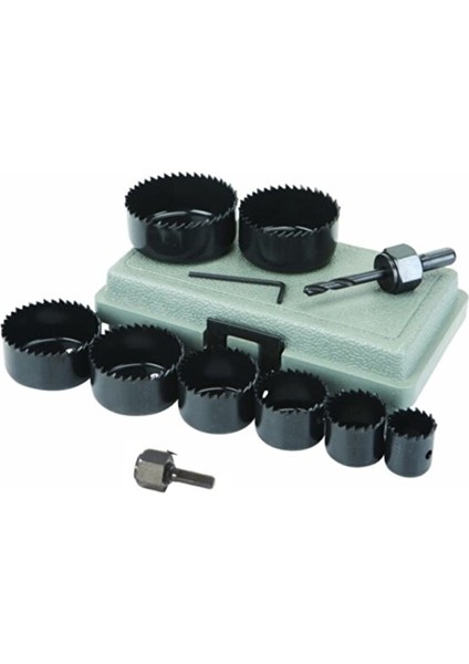 11 Parça Buhat-Buat Panç Yuvarlak Delik Açma Seti