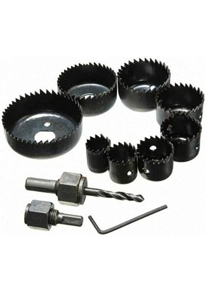 11 Parça Buhat-Buat Panç Yuvarlak Delik Açma Seti modelleri