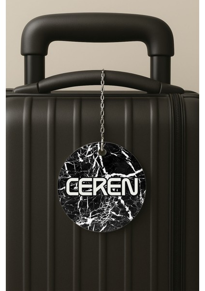 Kişiye Özel Isim Soyisim Kelime Yazılı Pleksi Bavul Etiketi Valiz Etiketi Isim 33